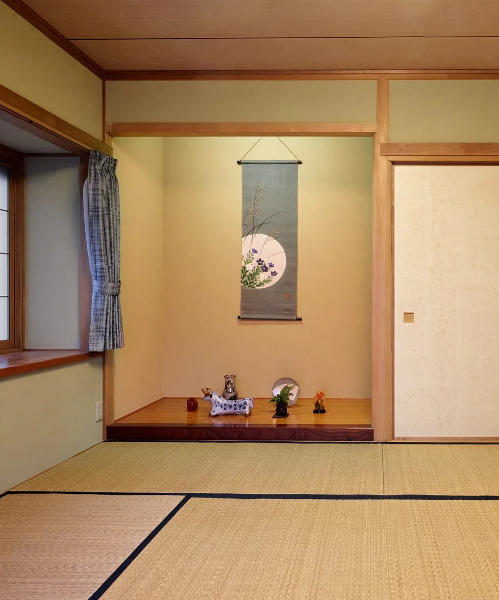 布団を敷いて休める畳敷きの和室